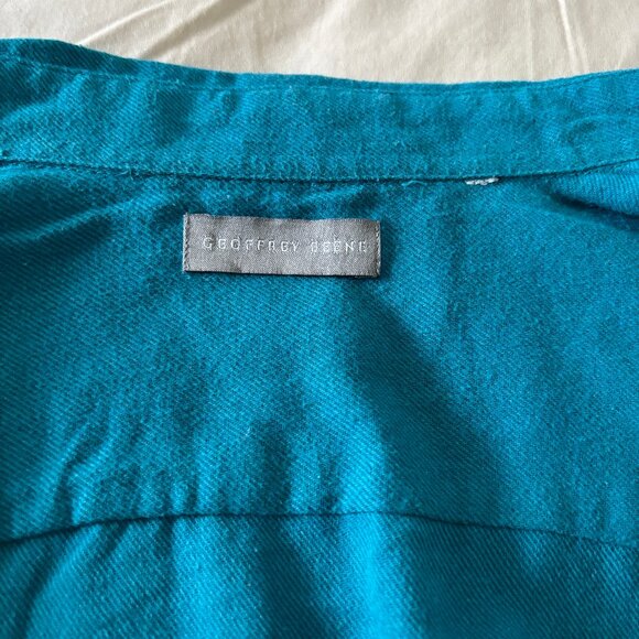 Geoffrey Beene Shirt in Teal - Picture 7 of 9